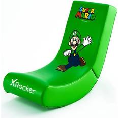 Junior Gaming Chairs X Rocker Luigi Super Mario Bros Edition Gaming Chair
