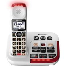 Landline Phones Panasonic KX-TGM420W Amplified Cordless with Answering in White