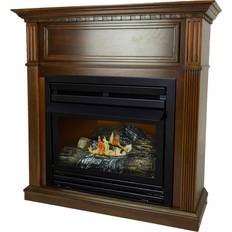 Purple Fireplaces Pleasant Hearth Vent-Free Fireplace — 27,500 BTU, 42Inch, Natural Gas, Cherry Finish, Model VFF-PH26NG cherry