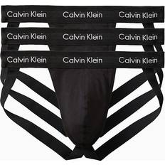 Calvin Klein Elastane/Lycra/Spandex Clothing Calvin Klein Jock Straps 3-packs - Black