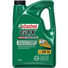 Castrol Car Fluids & Chemicals Castrol GTX High Mileage 5W-30 Synthetic Blend Motor Oil, 5 qt