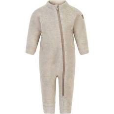Superundertøy Mikk-Line Baby Wool Suit - Melange Offwhite (50005)