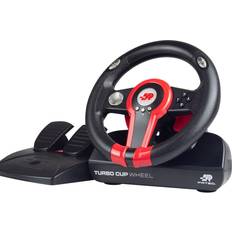 Nintendo Switch Ratt & Racingkontroller Blade FR-TEC Turbo Cup Streeing Wheel and Pedals - Black/Red