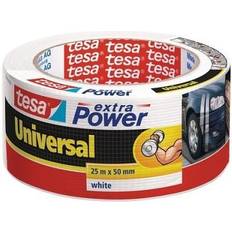 Klebeband & Klebebandhalter TESA UNIVERSAL 56388-00002-05 Cloth tape extra Power White (L x W) 25 m x 50 mm 1 pc(s)