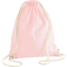 Canvas Gymsacks Westford Mill Earthware Organic Gymsac (13 Litres) (One Size) (Pastel Pink)