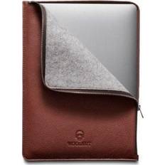 Woolnut Leather Folio Cognac Brown case forMacBook Pro 15"