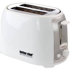  Continental Electric CE-TT011 Electric Toaster, 2 Slice, White:  Home & Kitchen