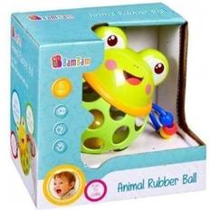 Bambam Babyleker Bambam Rubber ball with rattle frog (254574)