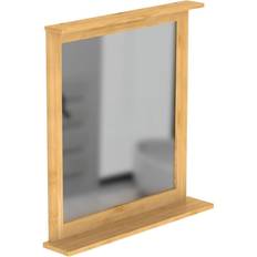 Braun Wandspiegel Eisl with Bamboo Frame 67x11x70 cm Wandspiegel
