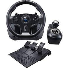 Xbox one steering wheel and pedals Game Controllers Subsonic Superdrive Gs850-X Racing Steering Wheel