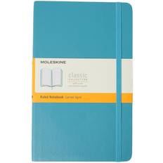 Office Supplies Moleskine Classic Soft Cover Notebooks Reef Blue 5 in. x 8 1 4 in. 240 pages, lined