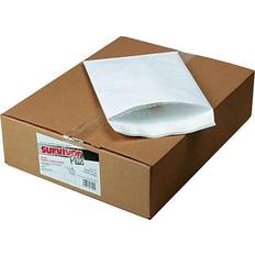 Mailers Survivor DuPont Tyvek Air Bubble Mailer, Self Seal, 9 x 12, White, 25/Box