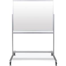 Glass Boards Luxor 48x36" Mobile Double-Sided Magnetic Glass Marker Board