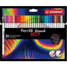 Pinselstifte Stabilo Pen 68 Brush, ARTY, Set of 30