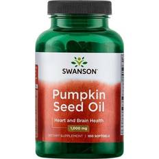 Swanson Fatty Acids Swanson Pumpkin Seed Oil, 1,000 mg, 100 Softgels