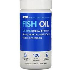 RSP Nutrition, Fish Oil, 1,250 mg Omega 3, 120 Softgels 120