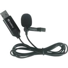 Mikrofoner Sandberg Streamer USB Clip Microphone