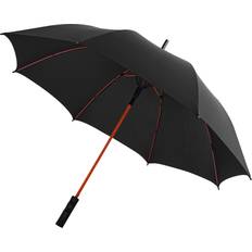 Avenue 23 Inch Spark Auto Open Storm Umbrella (One Size) (Solid Black/Red)