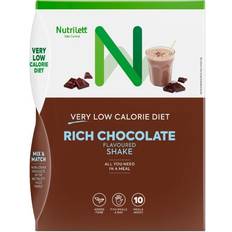 Pulver Vektkontroll & Detox Nutrilett Meal Replacement Shake Chocolate 10-pack 10 st