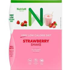 Vektkontroll & Detox Nutrilett VLCD Shake Strawberry 35g 10 st