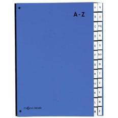 Ordner & Mappen PAGNA Desk folder 24249-02 24249-02 Rigid cardboard Blue A4 No. of compartments: 24 A-Z