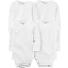 Bodysuits Children's Clothing Carter's Baby'sLong Sleeve Bodysuits 4-pack - White