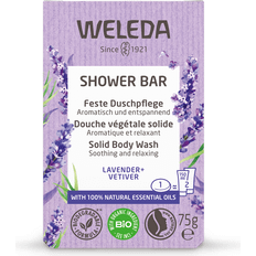Normal hud Kroppssåper Weleda Shower Bar Lavender & Vetiver 75g
