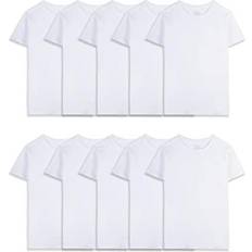 Fruit of the loom t shirt Fruit of the Loom Boy's Cotton Undershirts 10-pack - White