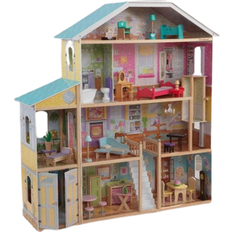 Kidkraft kidkraft Kayla Wooden Dolls House With Wooden Family & Furniture 