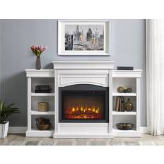 White Fireplaces Ameriwood Home Lamont Mantel