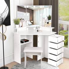 Vowner Vanity with Lights Dressing Table 21x43"