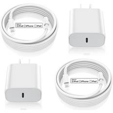 USB-C Charger for iPhone 20W 2-pack Compatible