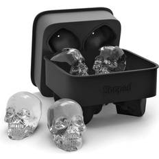 DineAsia 3D Skull Mold Ice Cube Tray 8.5cm