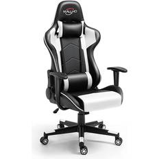 Gaming Chairs Polar Aurora Racing Computer Gaming Chair - Black/White
