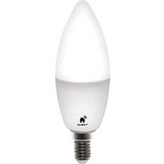 Smart bulb Qnect Smart bulb, E14, White CCT, WiFi