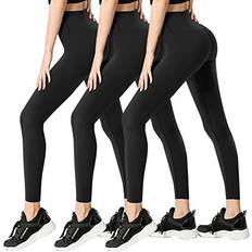 Fullsoft Non See Through Workout High Waisted Tummy Control Tights 3-pack •  Price »