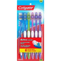 Colgate Toothbrush Heads Colgate Extra Clean Toothbrush Head Medium 6-pack