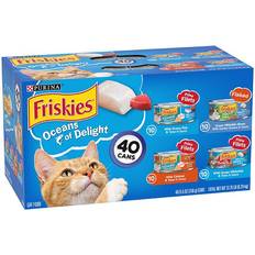 Purina Cats Pets Purina Friskies Oceans of Delight Wet Cat Food 40x156g