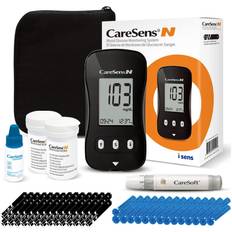 Glucometers i-SENS CareSens N Blood Glucose Monitoring System + Test Strips 100-pack