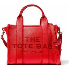 Red Bags Marc Jacobs The Leather Mini Tote Bag - True Red