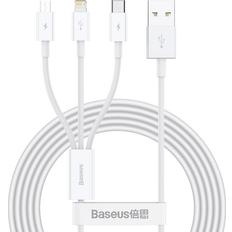 Baseus Superior USB A-USB B Micro/USB C/Lightning 1.5m
