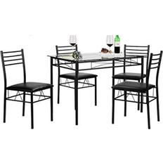 Vecelo Small Dinette Dining Set 27.5x43.3" 5
