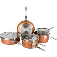 Gotham Steel StackMaster Cookware Set with lid 10 Parts