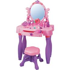 Plastic Role Playing Toys Redbox Light Up Princess Vanity Table