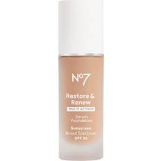 No7 Base Makeup No7 Restore & Renew Serum Foundation 1.0 oz Vanilla
