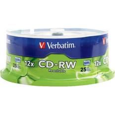 Verbatim Optical Storage Verbatim CD-RW 700MB 12X 25-Packs