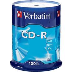 -R Optical Storage Verbatim CD-R 700MB 52X 100-Pack Spindle