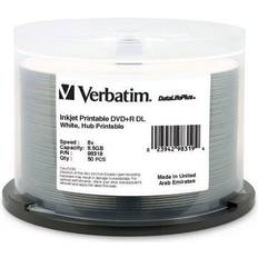Verbatim DVD+R 8.5GB 8X 50-Pack Spindle