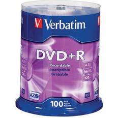 Verbatim Optical Storage Verbatim DVD+R 4.7 GB 16x100-Pack Spindle