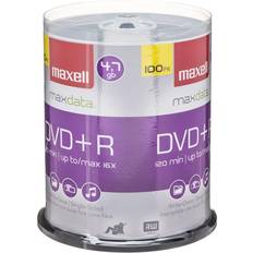 Optical Storage Maxell 639016 16x DVD R, Silver, 100-Pack